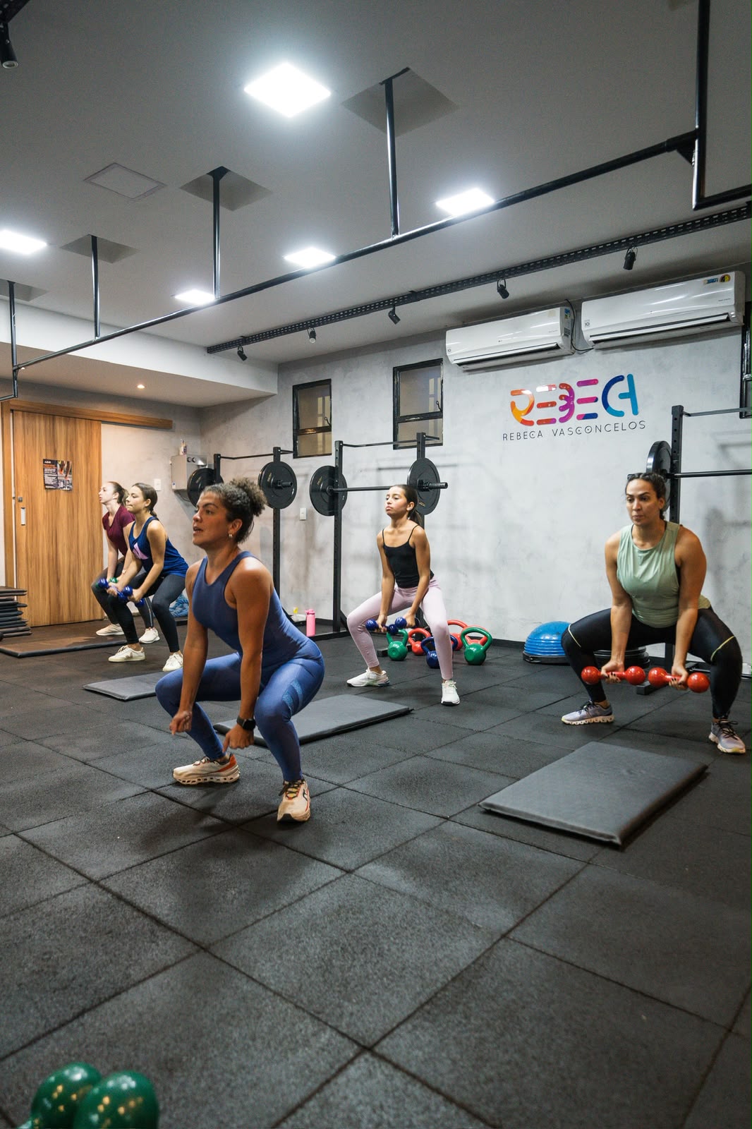Treino em turmas reduzidas